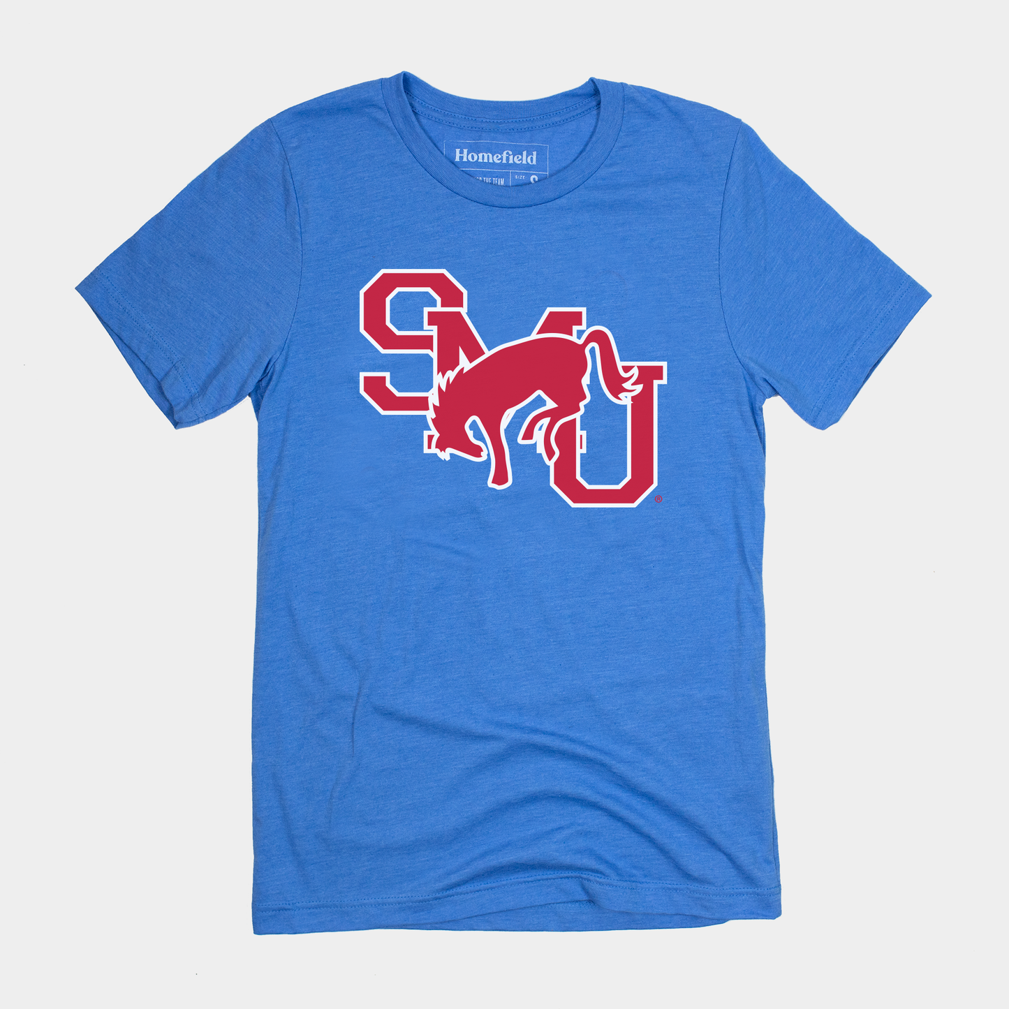 Vintage SMU Mustang Tee (Blue)