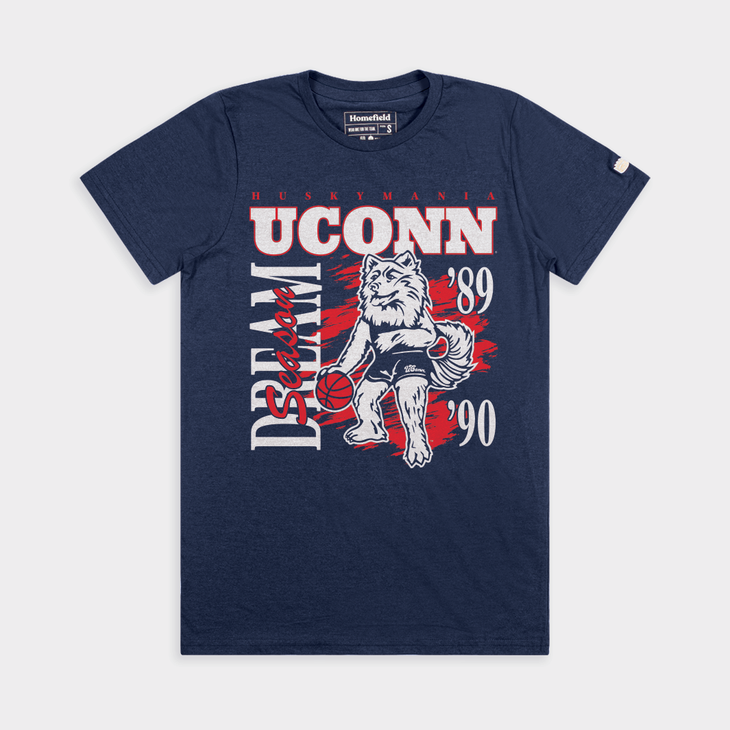 UConn Men's Basketball "Dream Season" 1989-90 Big East Tee