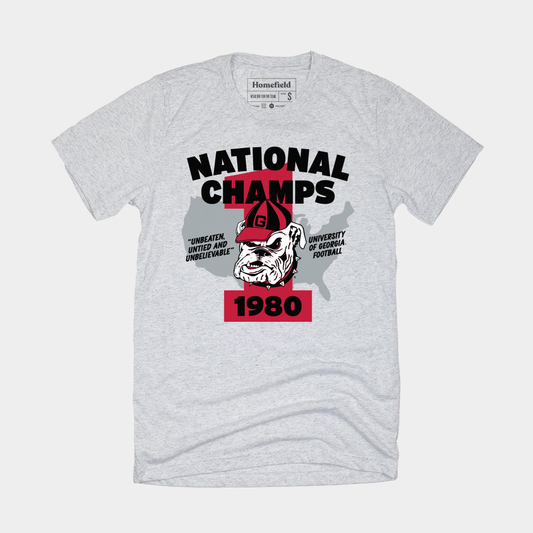Retro Georgia 1980 National Champs T-Shirt