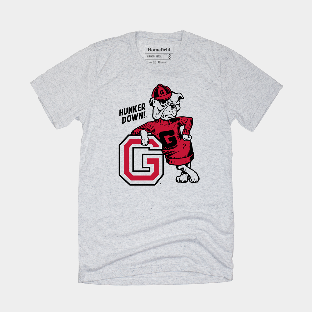Vintage Georgia Bulldogs Hunker Down Tee