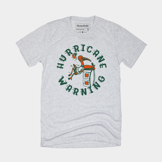 Vintage Miami Hurricane Warning Tee