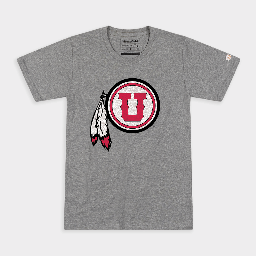 Vintage Utah Drum + Feather Tee