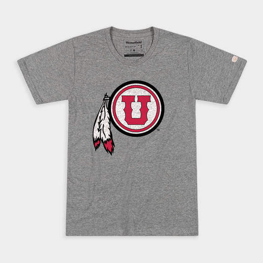 Vintage Utah Drum + Feather Tee