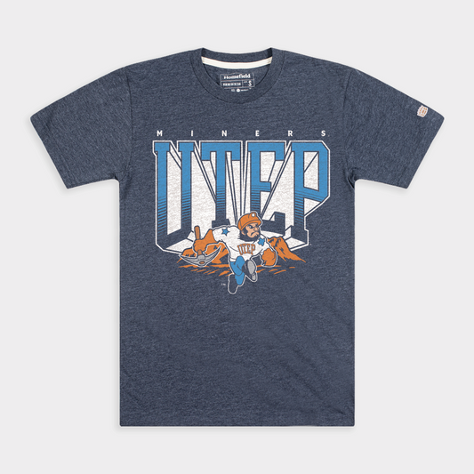 UTEP Miners 1990s Vintage Paydirt Pete Tee