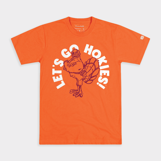 Virginia Tech Vintage "Let's Go Hokies" Tee