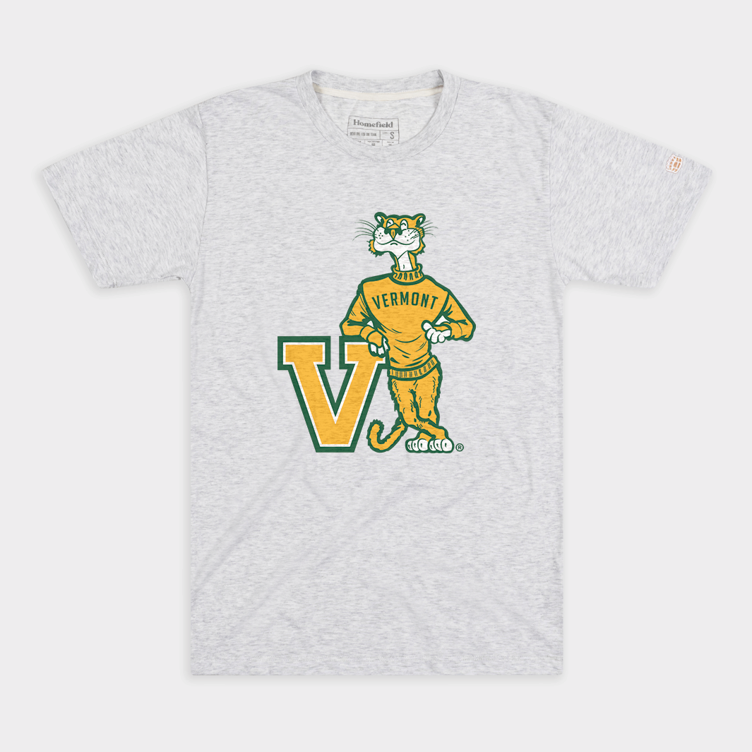 Vermont Catamounts Vintage Charlie Tee
