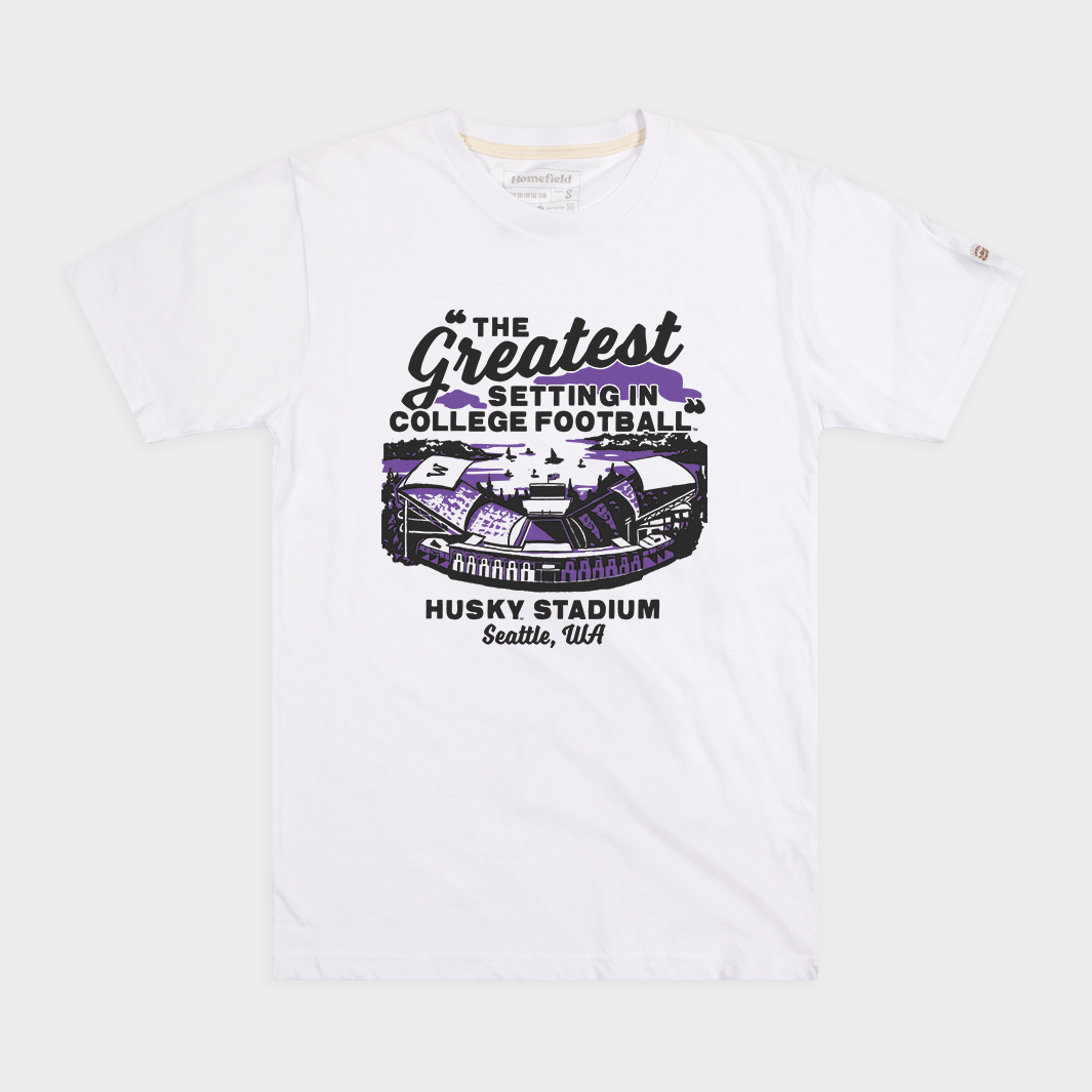 “The Greatest Setting in College Football” Husky Stadium Tee
