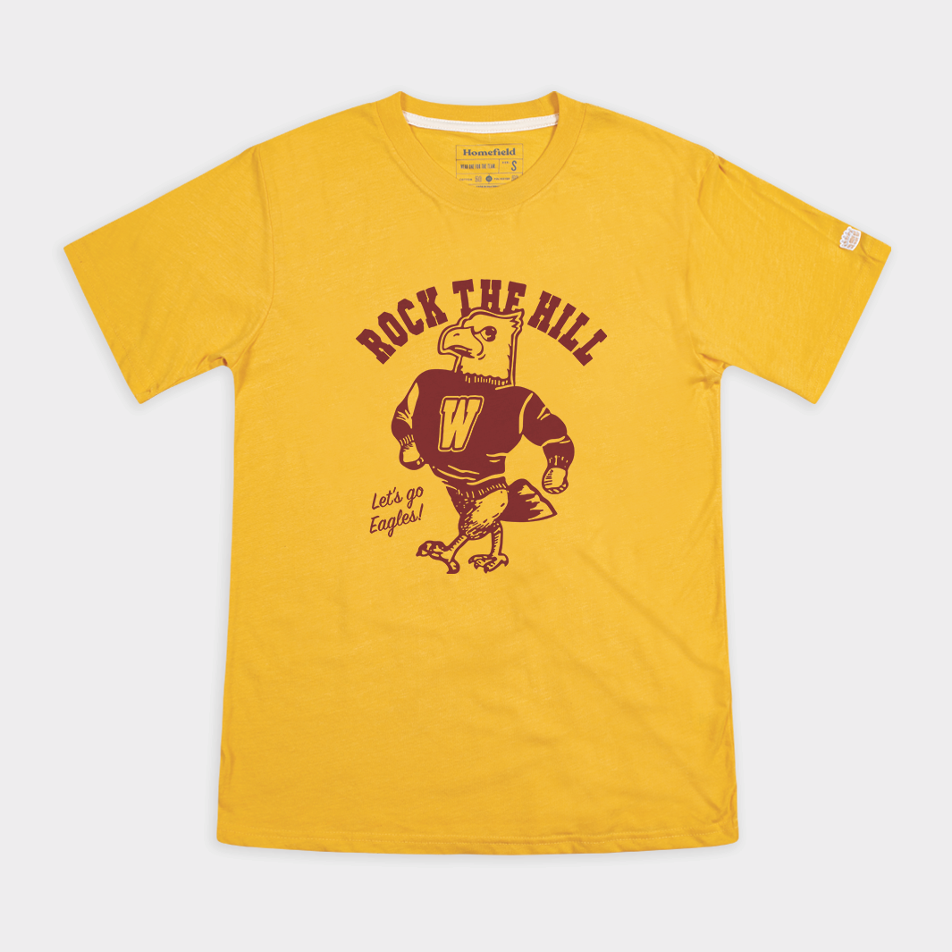 "Rock the Hill" Gold Winthrop Tee