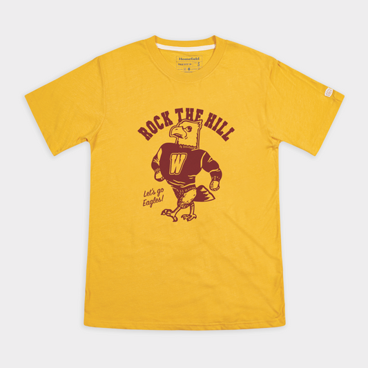 "Rock the Hill" Gold Winthrop Tee