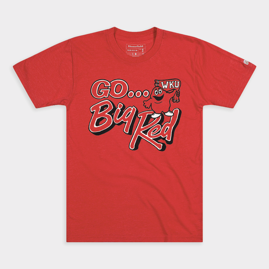 Western Kentucky Go Big Red Vintage Tee
