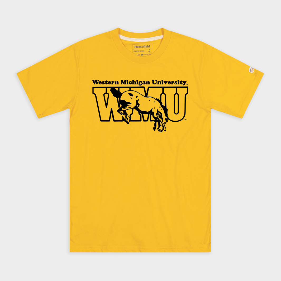 Vintage Western Michigan Logo Tee