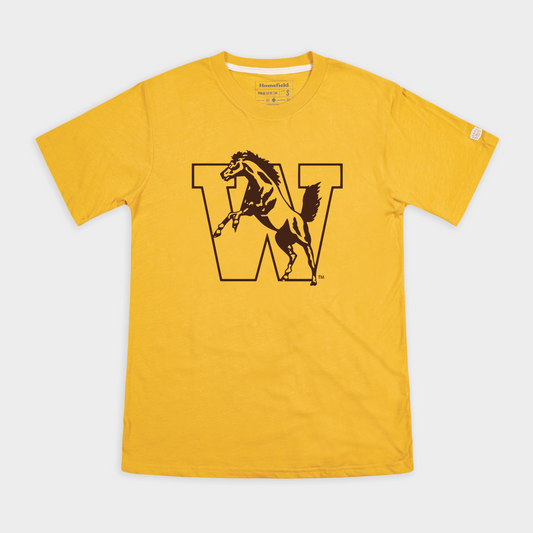 Western Michigan Vintage Bucking Bronco Tee