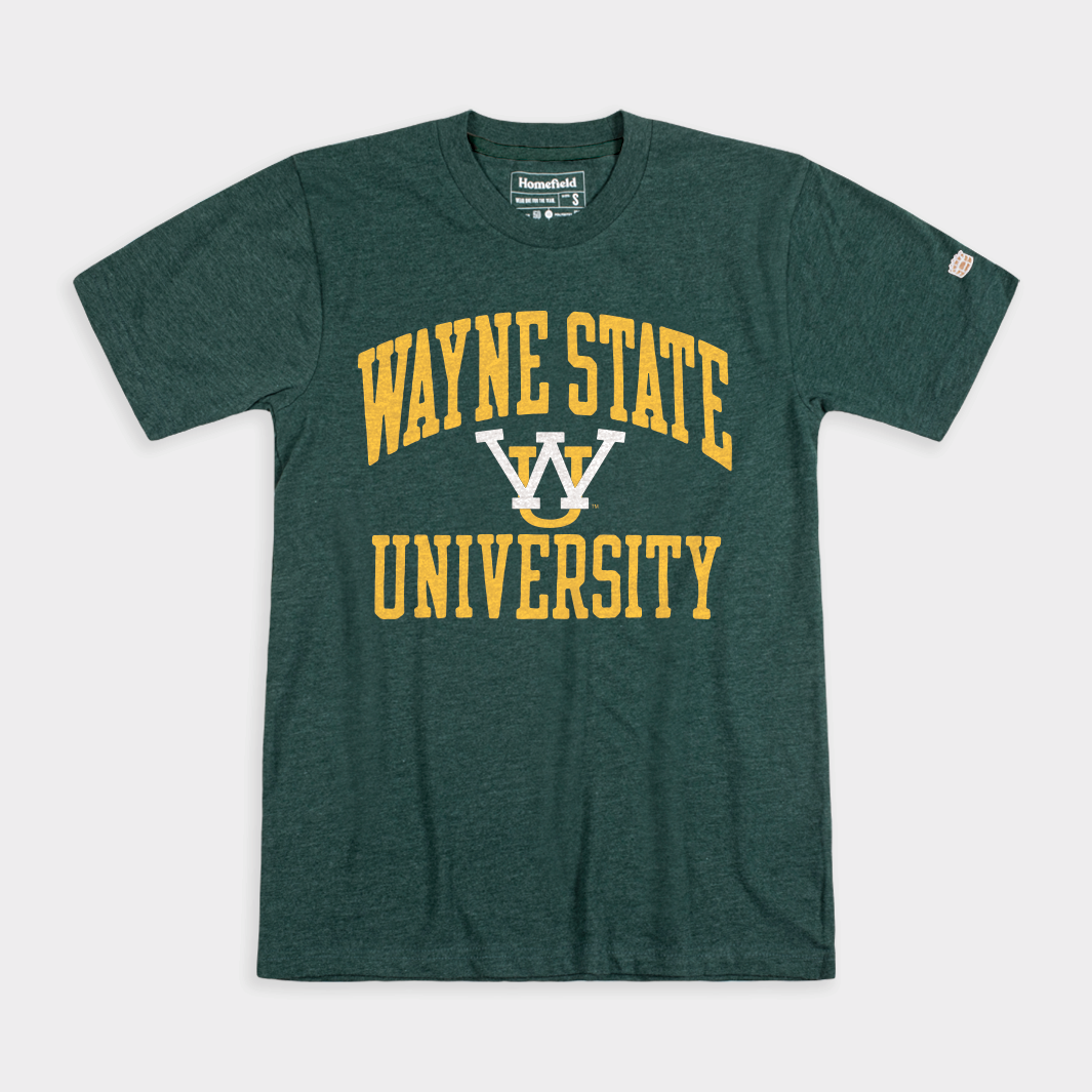 Wayne State Varsity Monogram Retro Tee