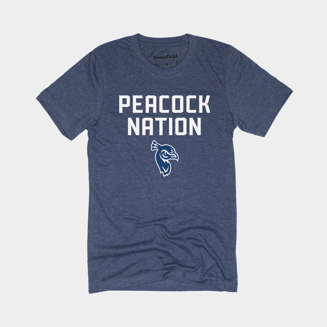 Saint Peter's Peacock Nation Basketball Tee