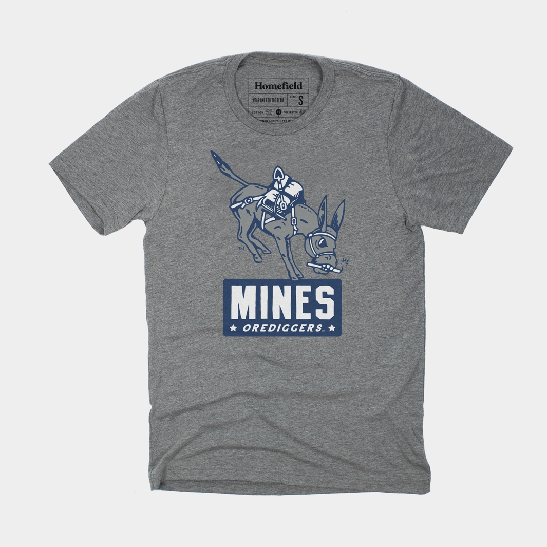 Colorado School of Mines Retro Blaster the Burro Tee