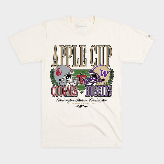 Washington and Wazzu Football Apple Cup Rivalry Tee