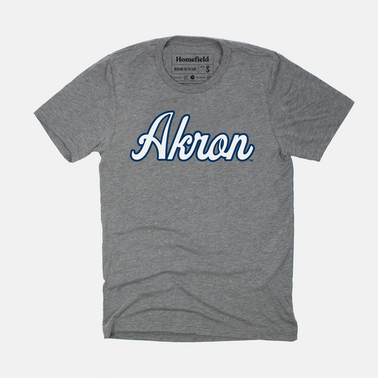University of Akron Script Tee