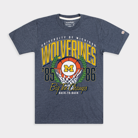Michigan Basketball 1985-86 B1G Champions Tee