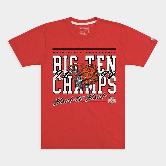 OSU Basketball 1991-92 Back-to-Back Big Ten Champs Tee