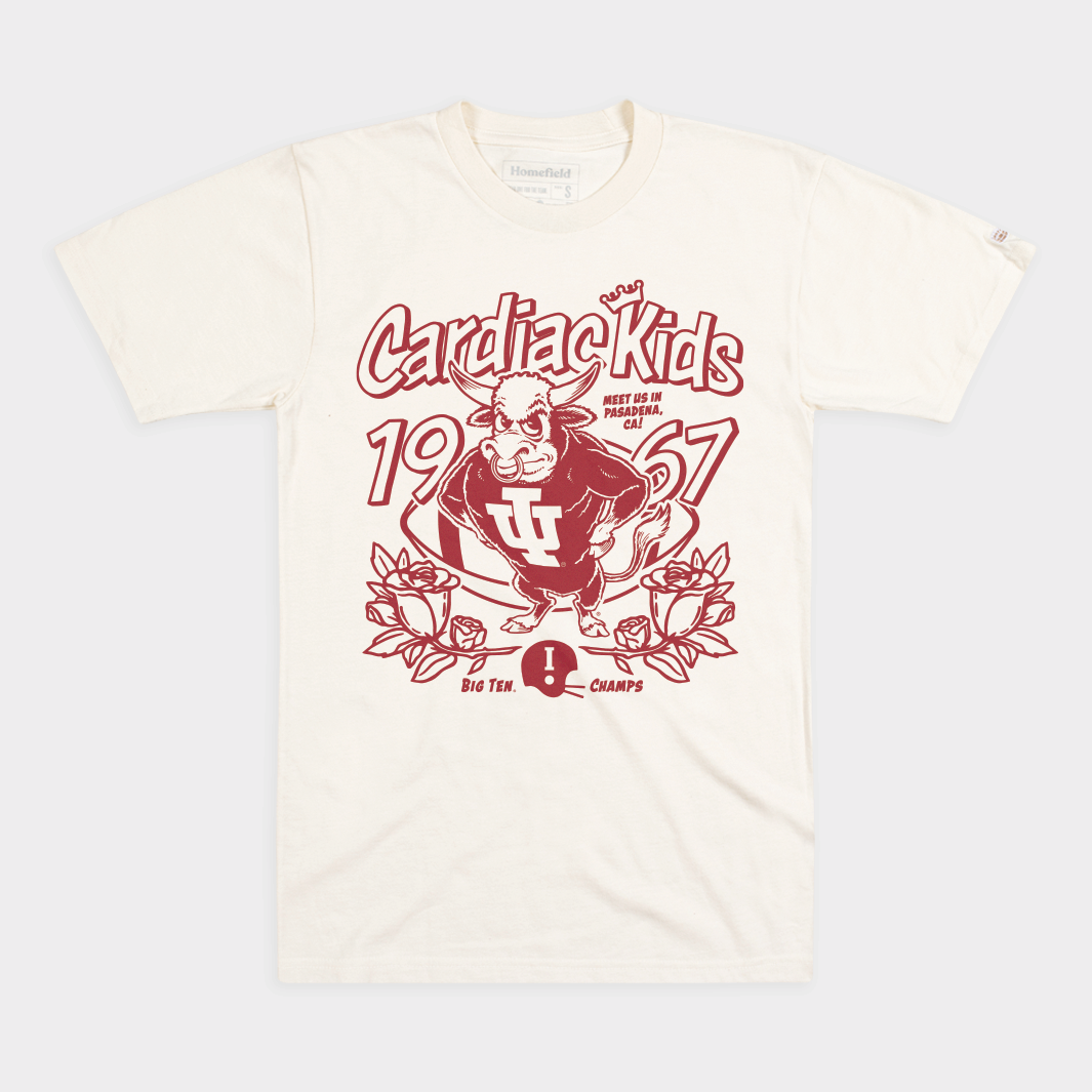 IU Hoosiers Football "Cardiac Kids" 1967 Tee