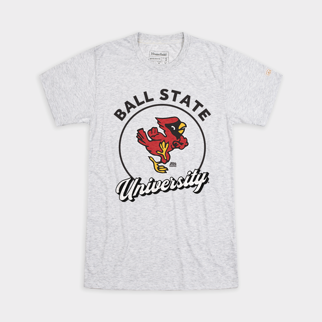 Ball State Vintage Charlie Cardinal Tee