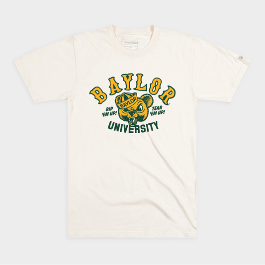 Baylor Sailor Hat Bear "Rip 'Em Up" Tee