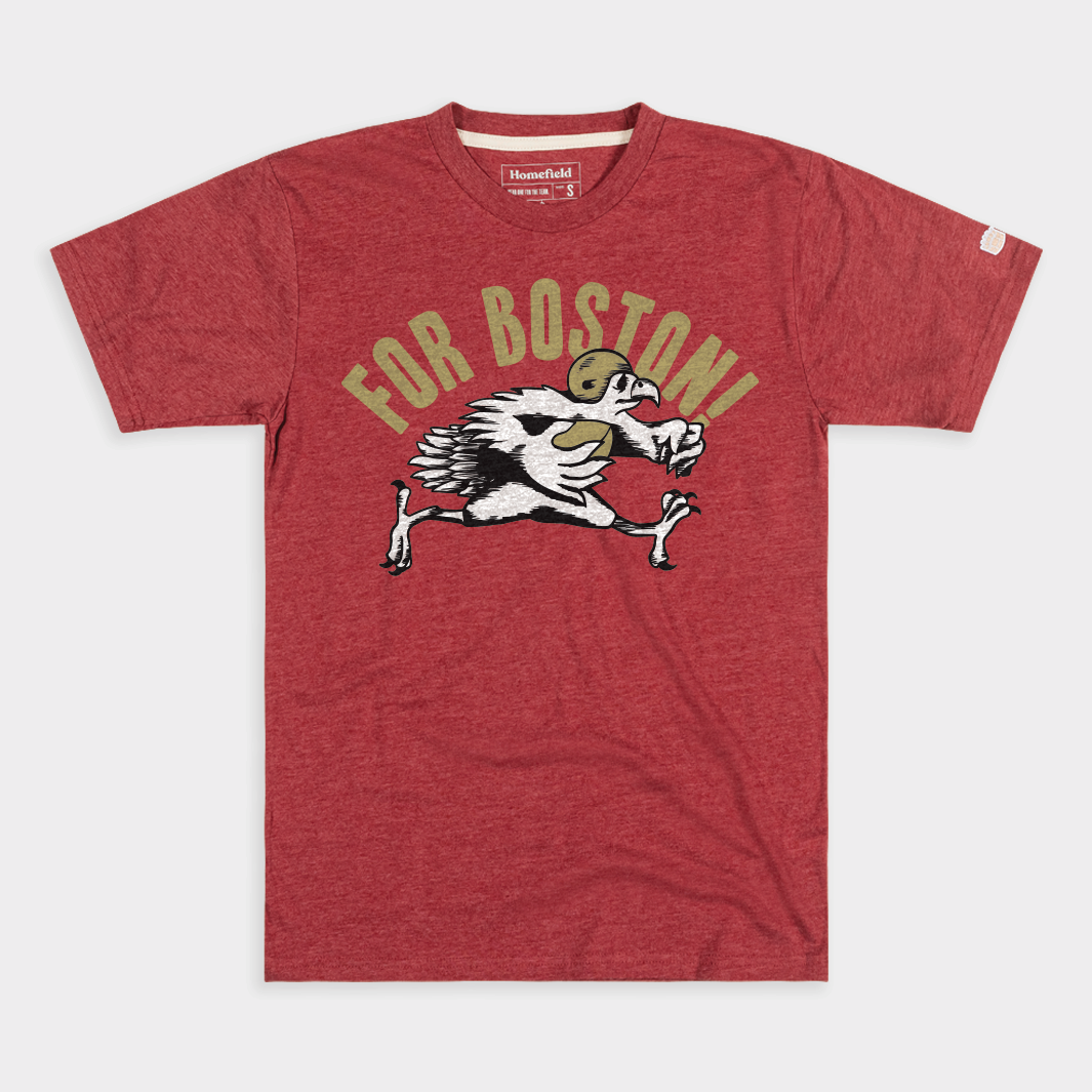 Vintage Boston College Fight Song Football Tee