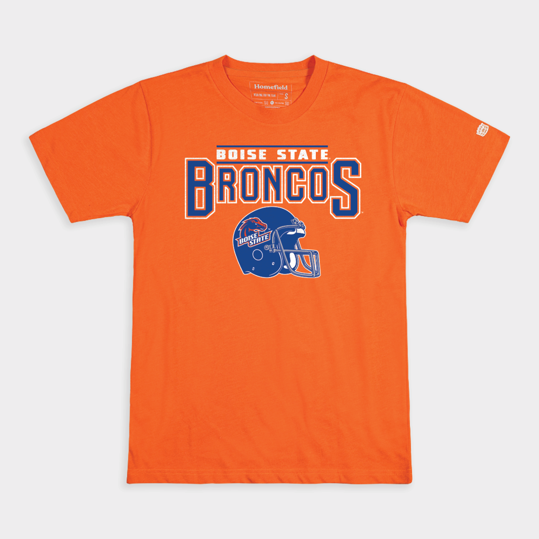Boise State Broncos Football Helmet Tee
