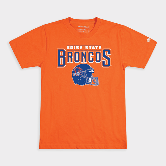Boise State Broncos Football Helmet Tee