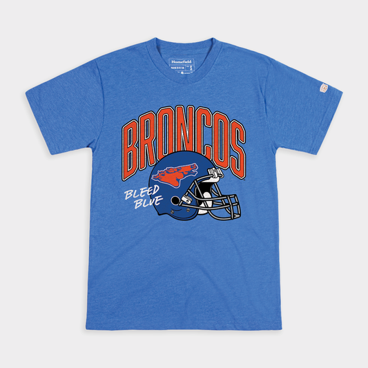 Boise State Broncos 1970s Football Helmet Tee