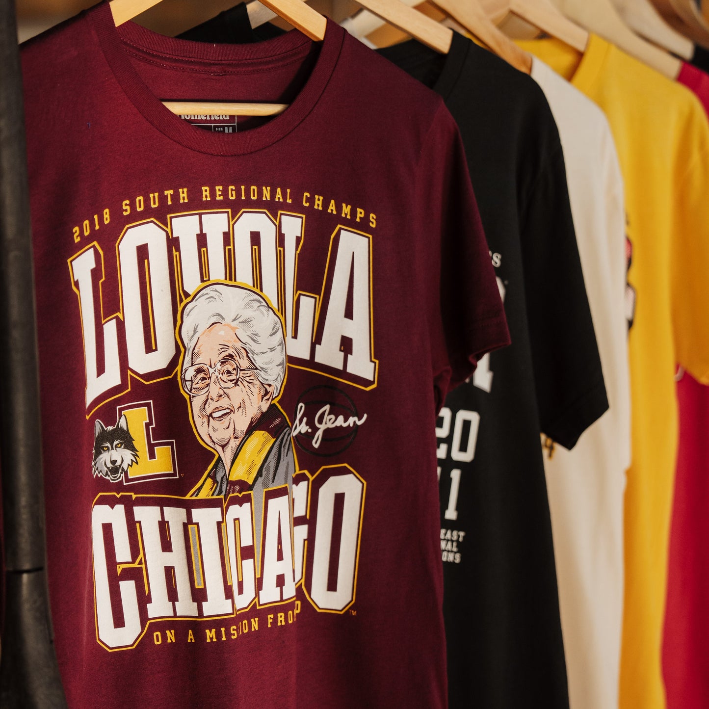 Loyola Ramblers Men's Basketball 2018 Sister Jean Tee