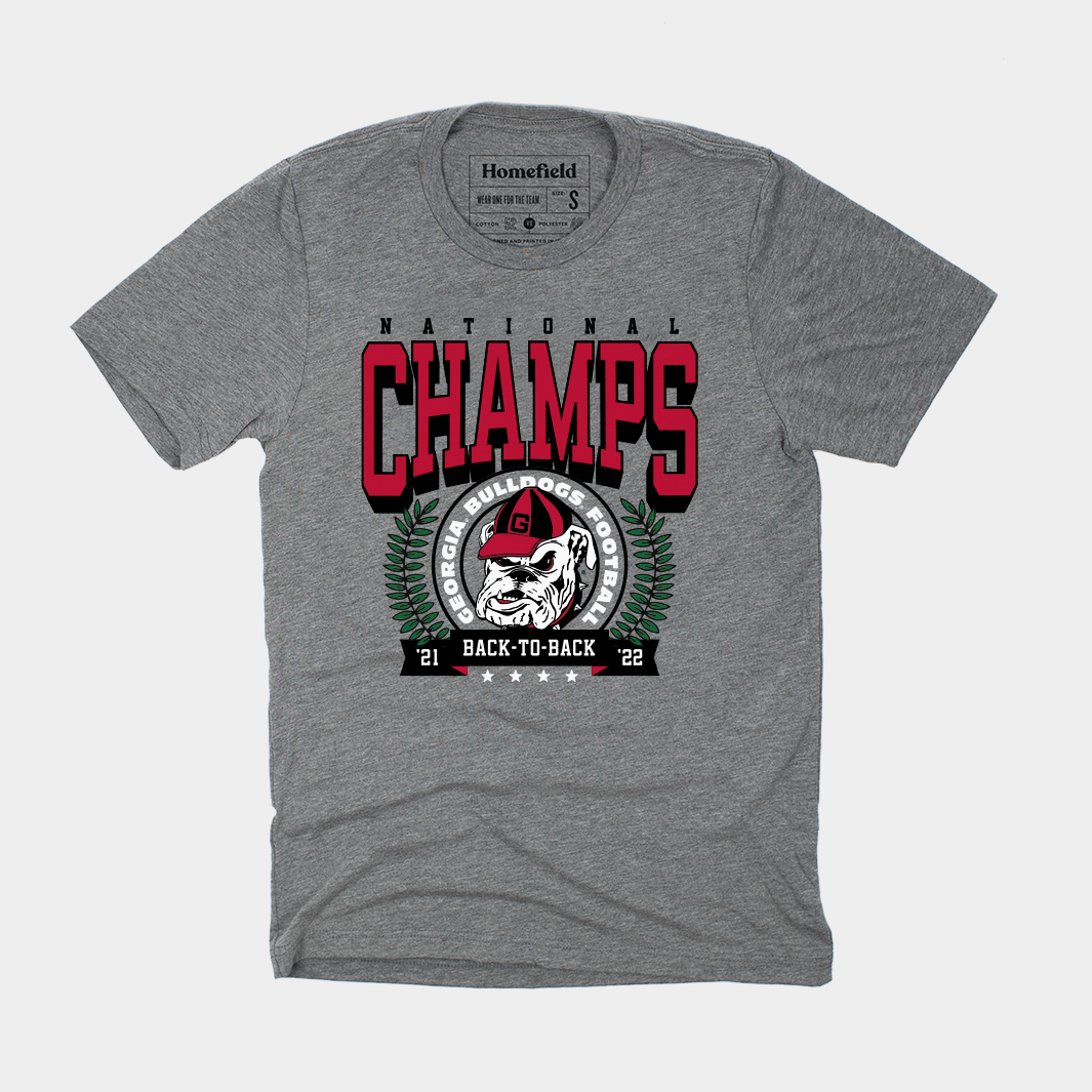 Georgia 2022 Back-to-Back National Champs Tee