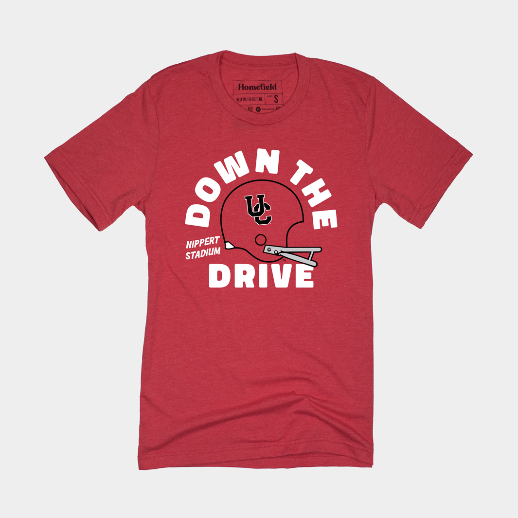 Cincinnati Down the Drive Vintage Helmet Tee