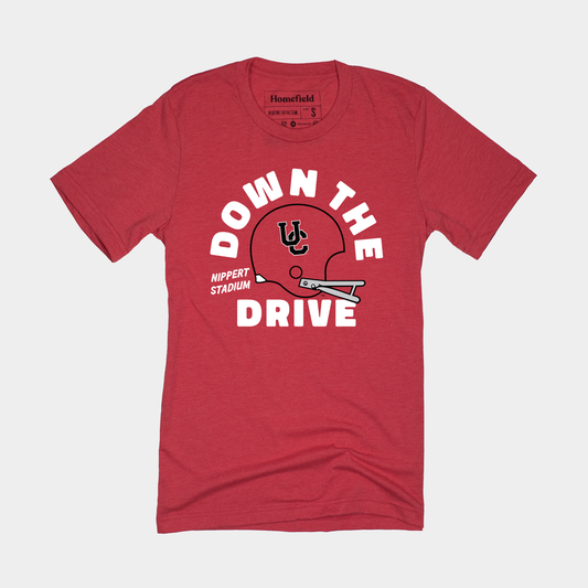 Cincinnati Down the Drive Vintage Helmet Tee