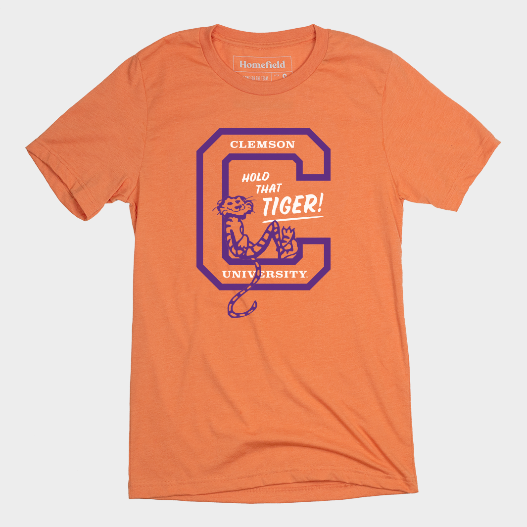 Vintage 1960s Clemson Tigers Logo Tee