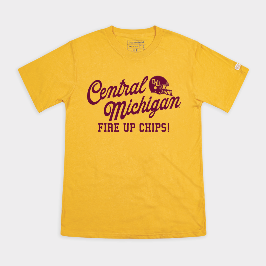 Central Michigan Football "Fire Up Chips" Tee