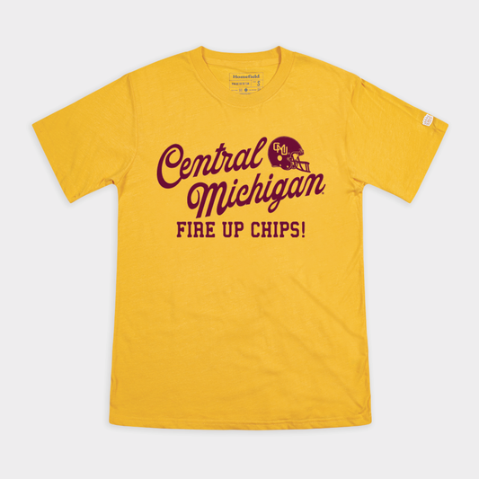 Central Michigan Football "Fire Up Chips" Tee