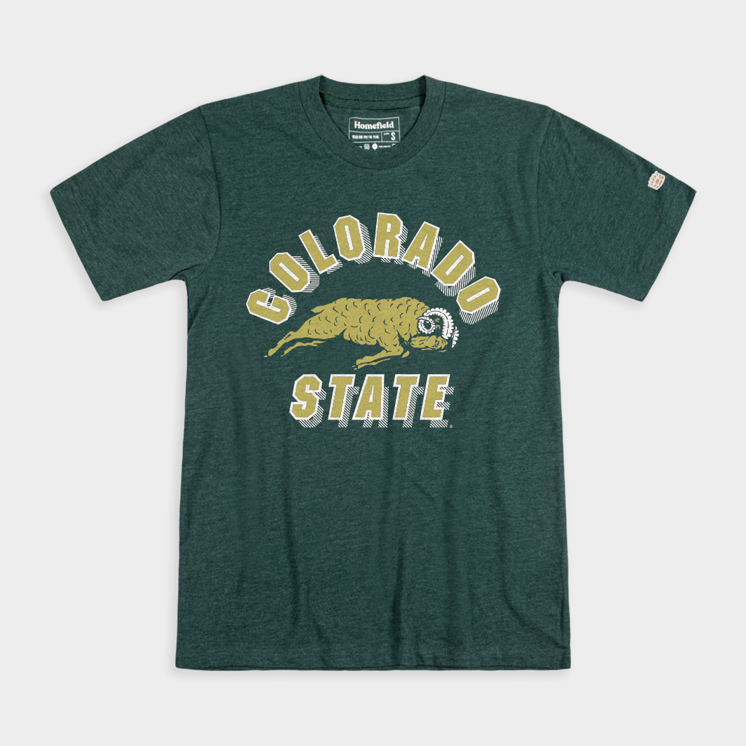 Colorado State Charging Ram Tee