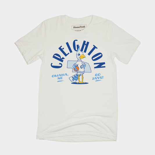 Retro Creighton Bluejays Basketball Tee