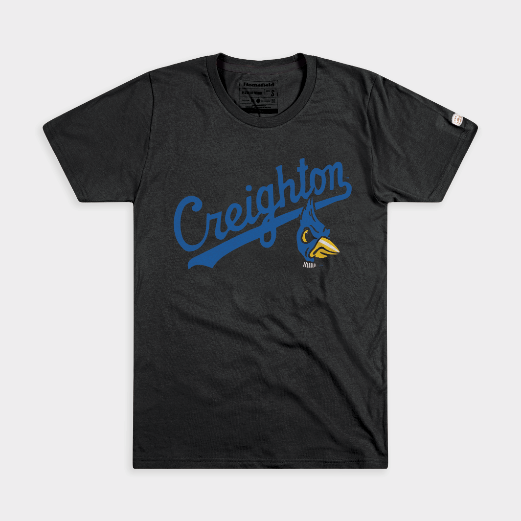 Creighton Bluejays Script 1972 Logo Tee