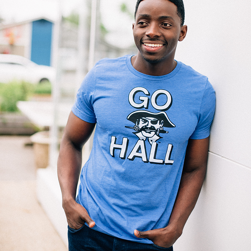 Vintage Go Hall Seton Hall Tee