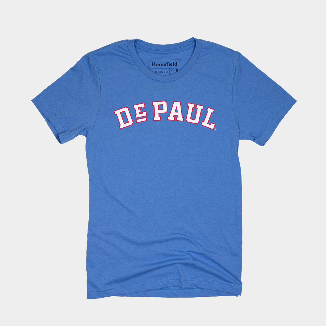 Vintage DePaul Basketball Wordmark Tee