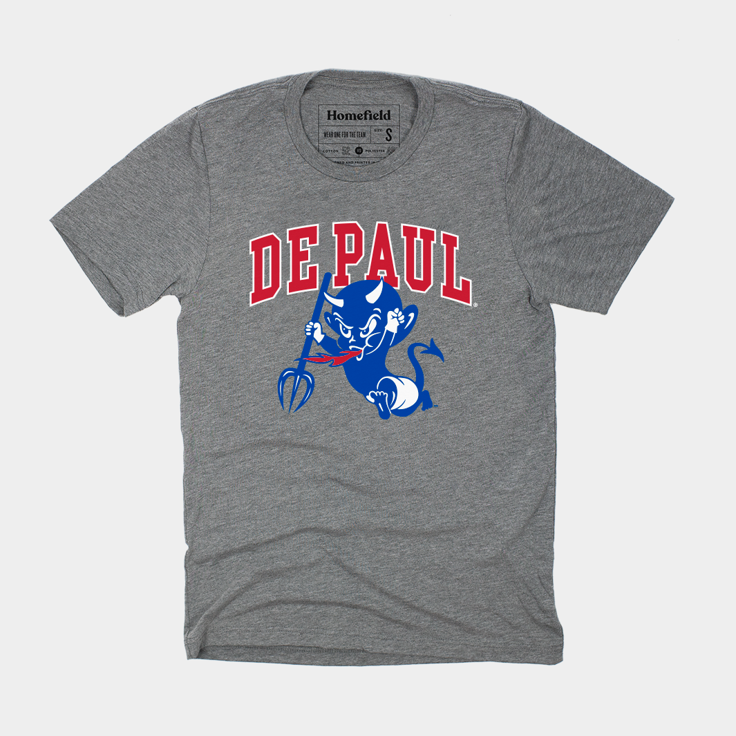 Retro DePaul Blue Demons Mascot T-Shirt