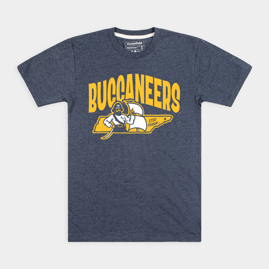 Retro Buccaneers "ETSU Tough!" Tee
