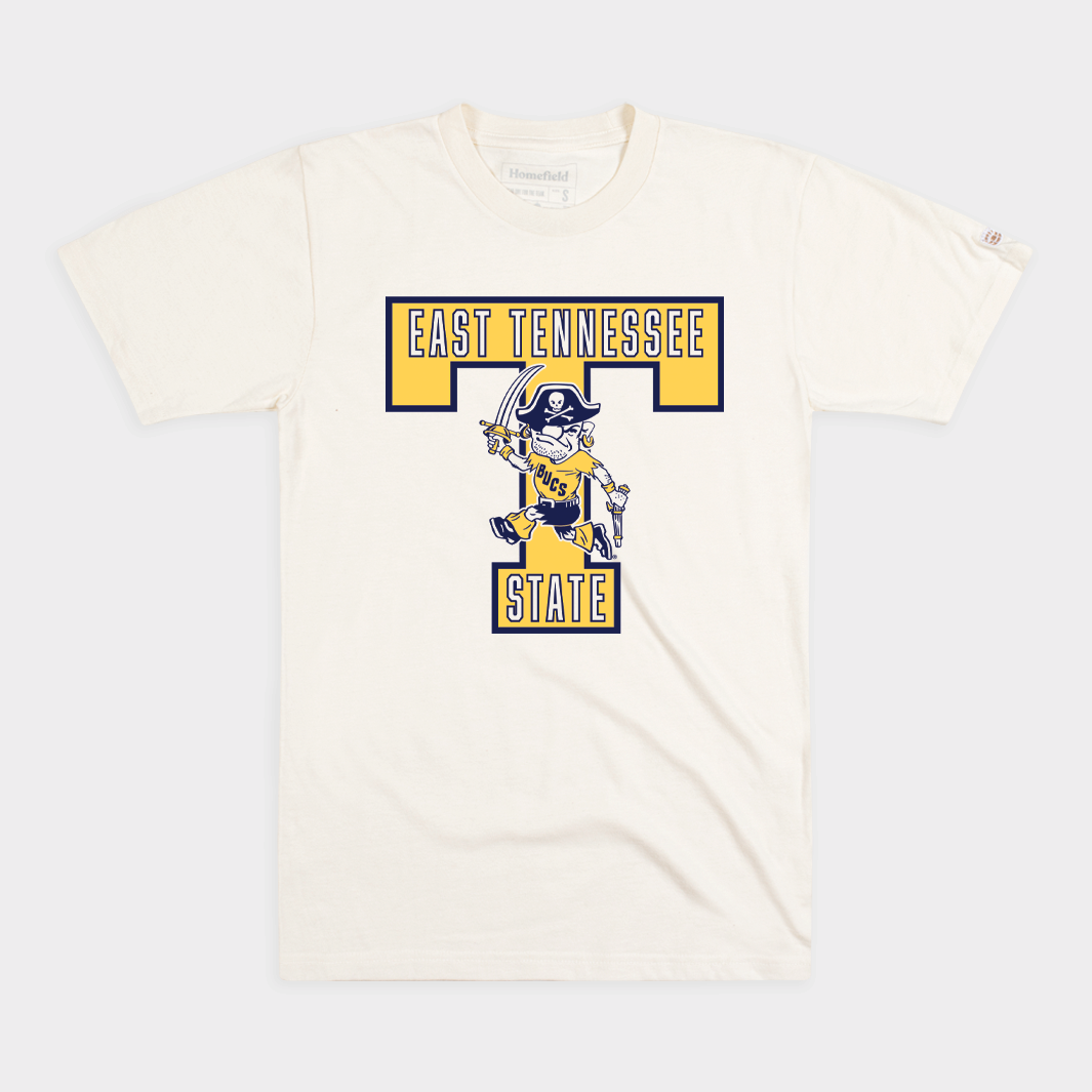 ETSU Buccaneers Block "T" Logo Tee