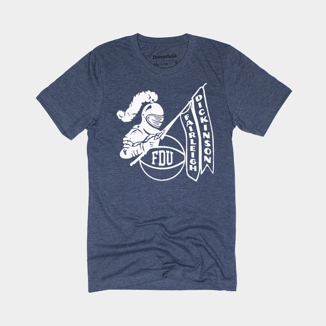Vintage Fairleigh Dickinson Basketball Logo Tee