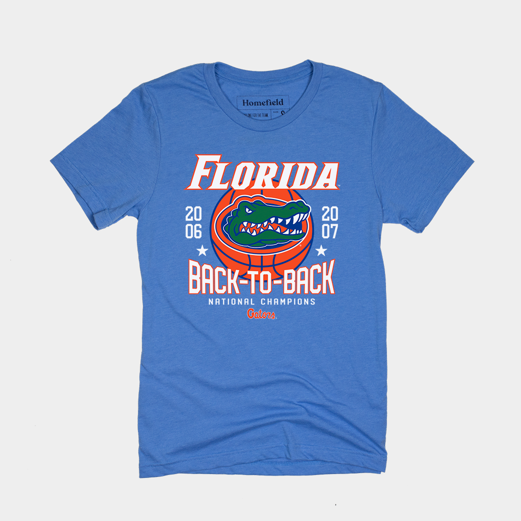 Florida Gators Back-to-Back Basketball Champs Tee