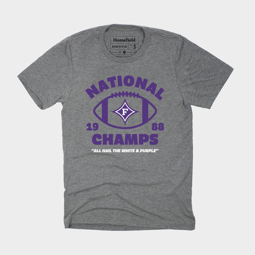 Furman National Champs Vintage Football Tee