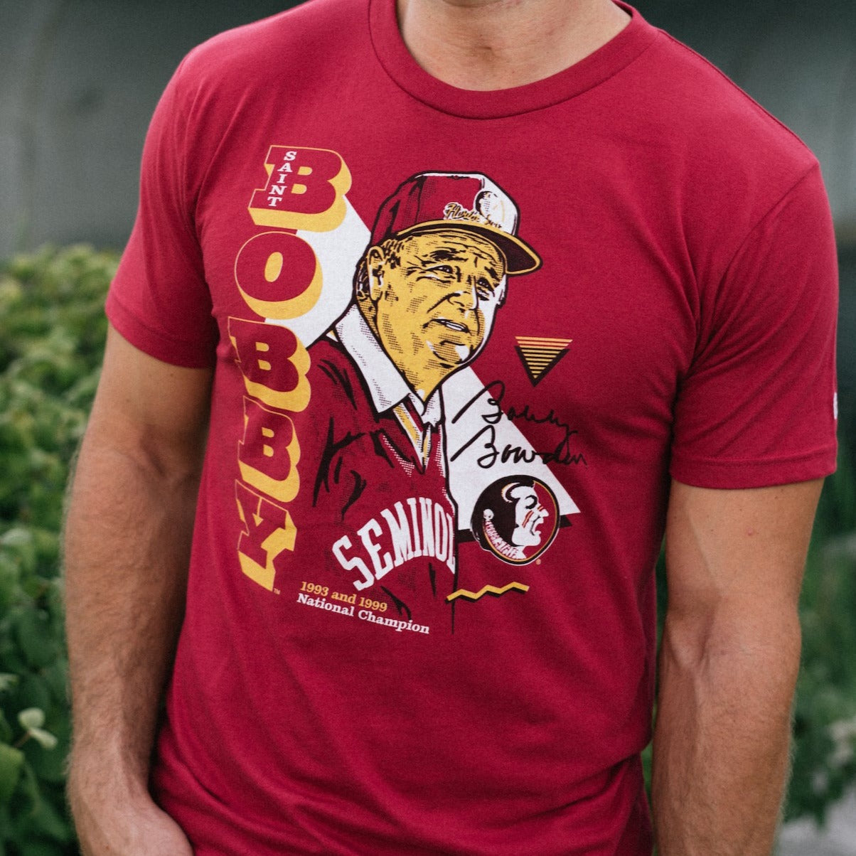Florida State "Saint Bobby" Bobby Bowden Tee