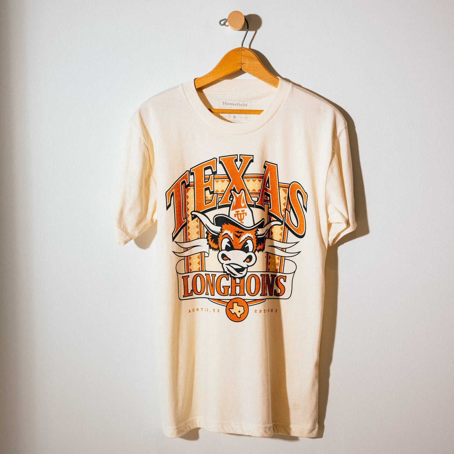 Texas Longhorns Vintage Logo Estd. 1883 Tee
